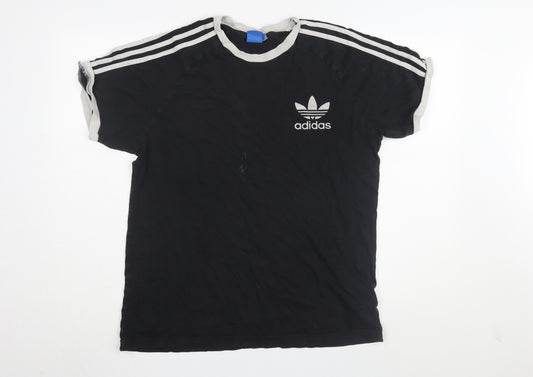 Adidas Men's Black Logo T-Shirt L