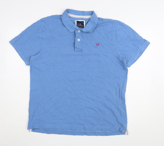 Crew Clothing Men's Blue XL Polo Shirt