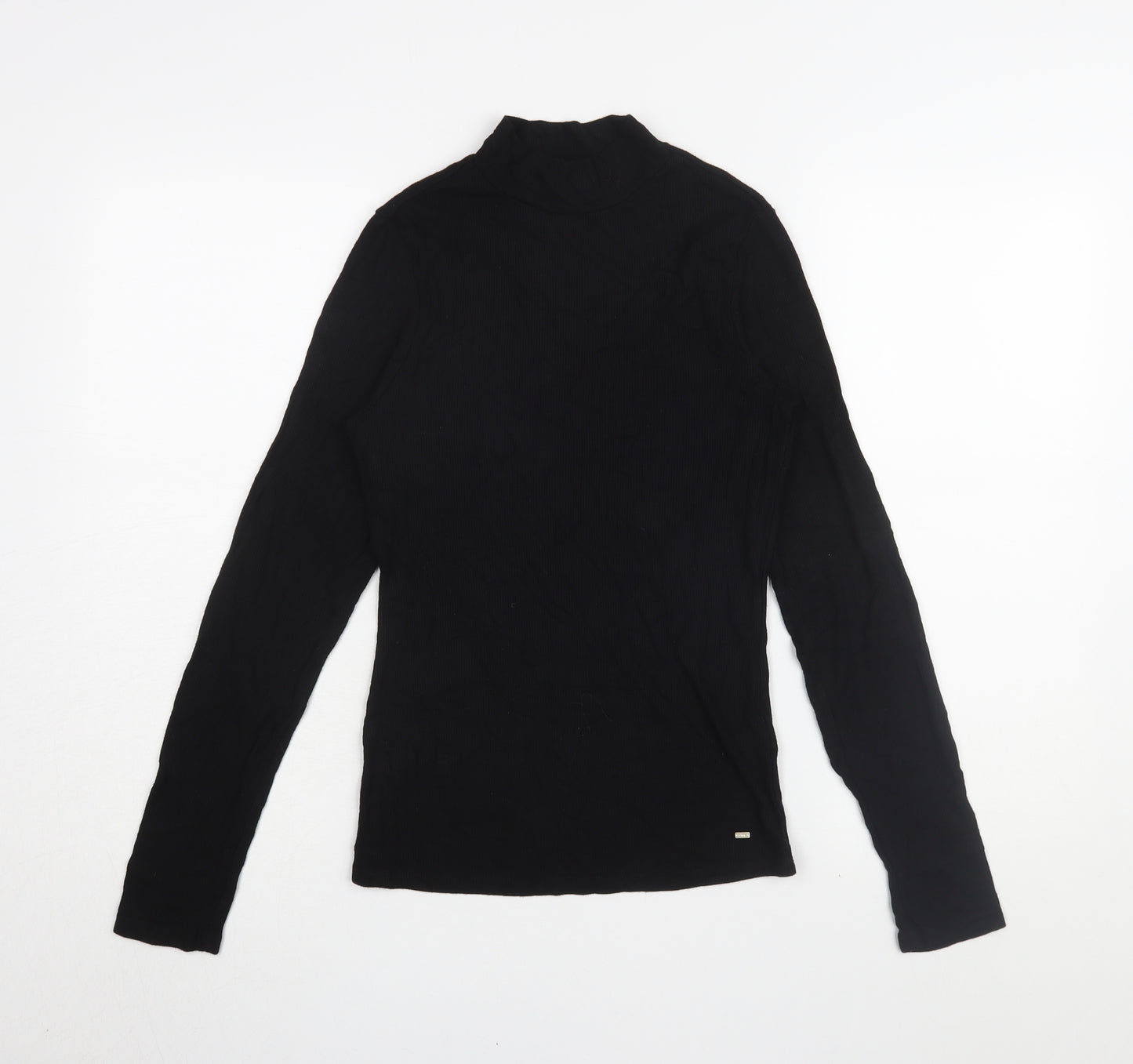 Ted Baker Women’s Black Slim T-Shirt, Size 2, Long Sleeve