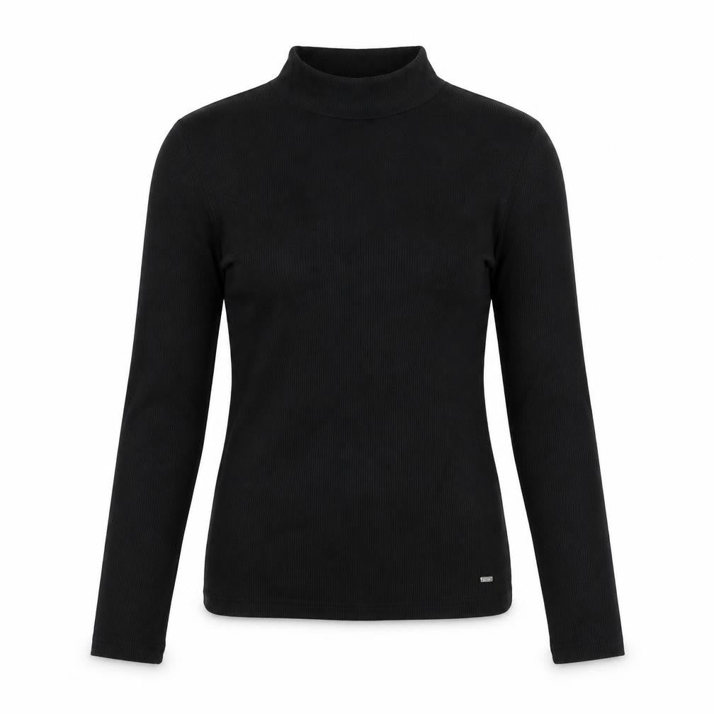 Ted Baker Women’s Black Slim T-Shirt, Size 2, Long Sleeve