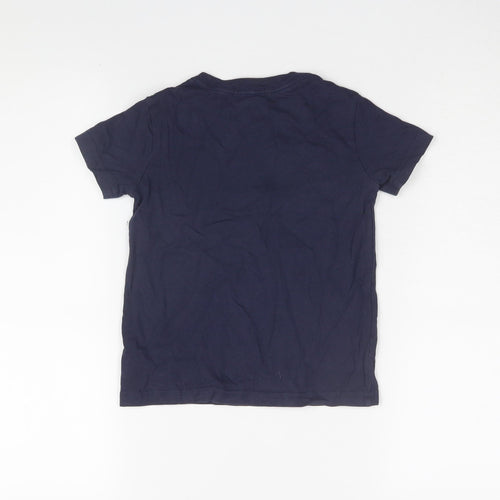 Ralph Lauren Boys Blue Graphic Cotton T-Shirt 3-4 Years