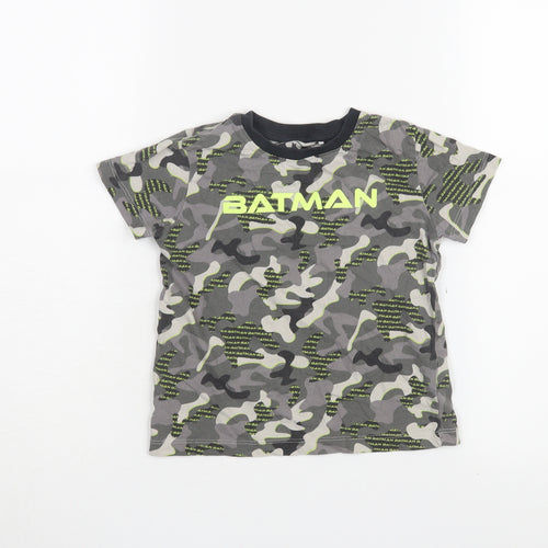 Next Boys Grey Batman Camo T-Shirt - 4-5 Years