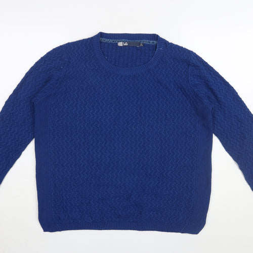 Isle Women's Blue Knit Pullover Jumper, M