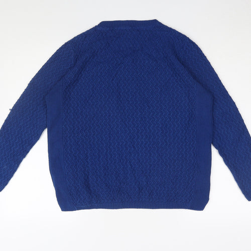 Isle Women's Blue Knit Pullover Jumper, M