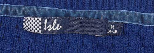 Isle Women's Blue Knit Pullover Jumper, M