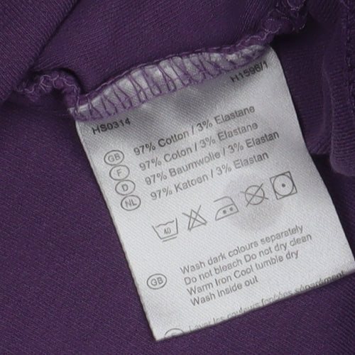 Hawkshead Women’s Purple V-Neck Long Sleeve T-Shirt