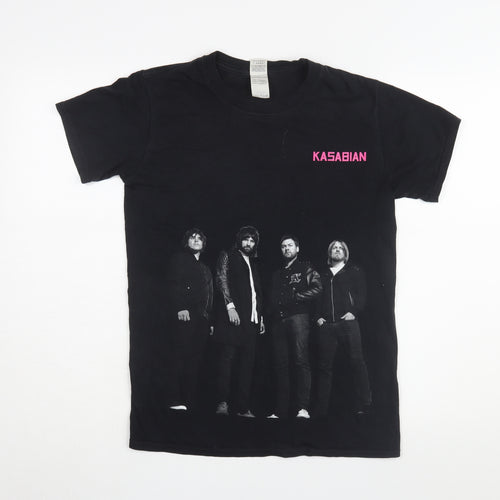 Gildan Unisex Black Music T-Shirt, Size S