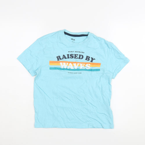 Pepperts Boys Blue Graphic Print T-Shirt 8-10 Years
