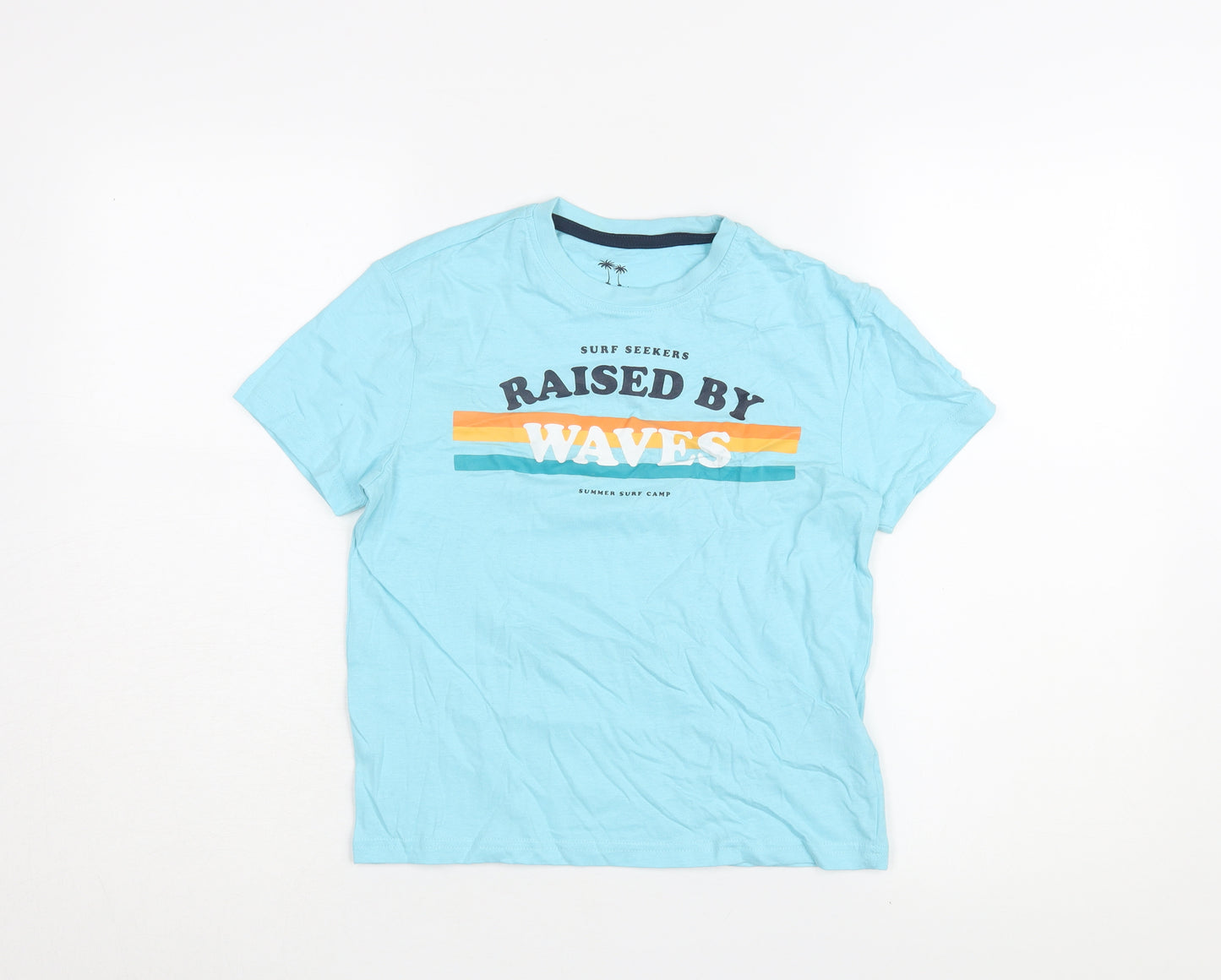 Pepperts Boys Blue Graphic Print T-Shirt 8-10 Years
