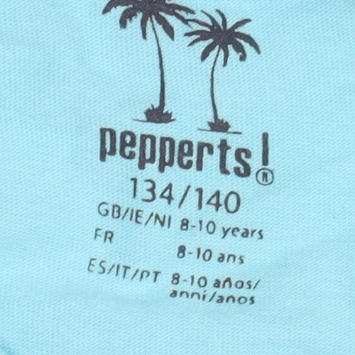 Pepperts Boys Blue Graphic Print T-Shirt 8-10 Years
