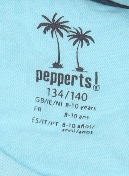Pepperts Boys Blue Graphic Print T-Shirt 8-10 Years