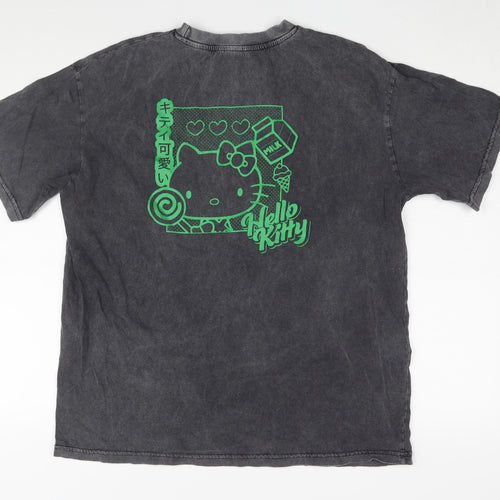 Skinnydip Women's Black Hello Kitty T-Shirt S