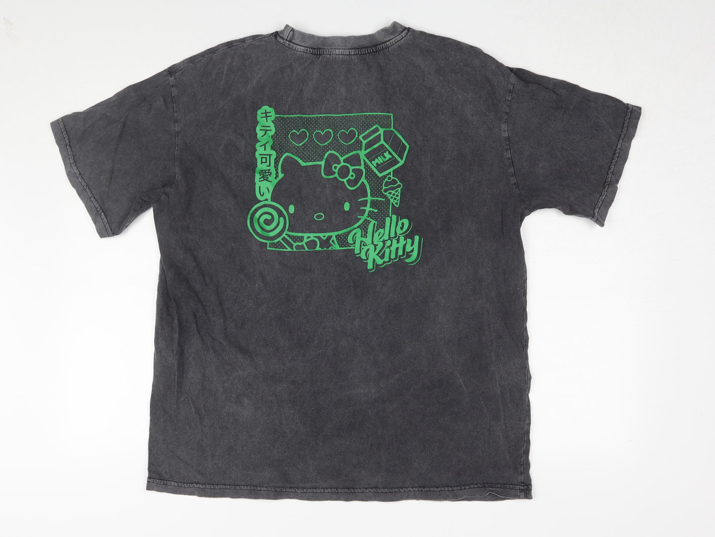 Skinnydip Women's Black Hello Kitty T-Shirt S