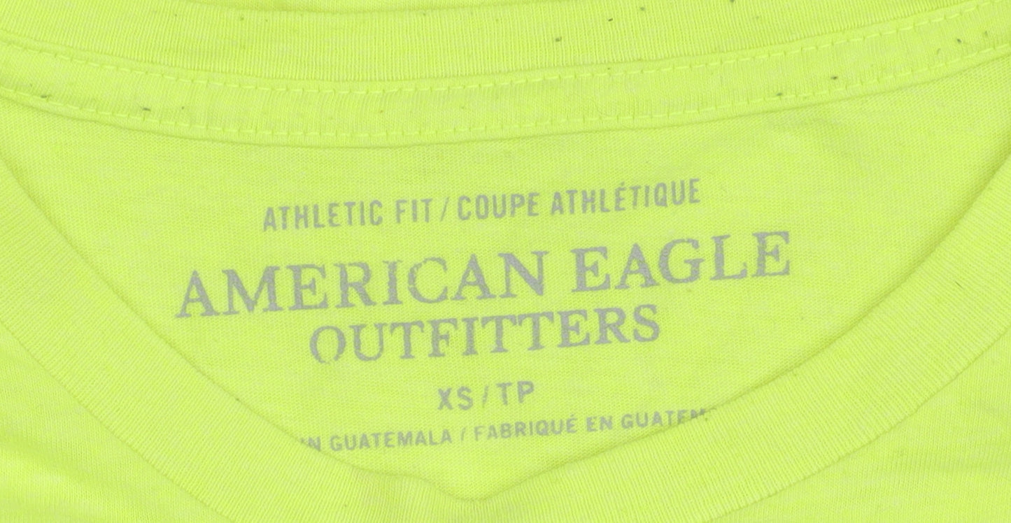 American Eagle Unisex Green XS Athletic T-Shirt