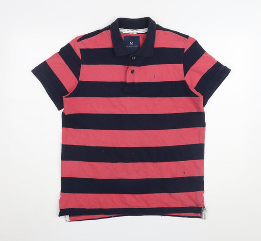 Crew Clothing Men Multicoloured M Striped Polo