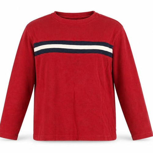 GAP Unisex Red Cotton Long Sleeve T-Shirt Size 12