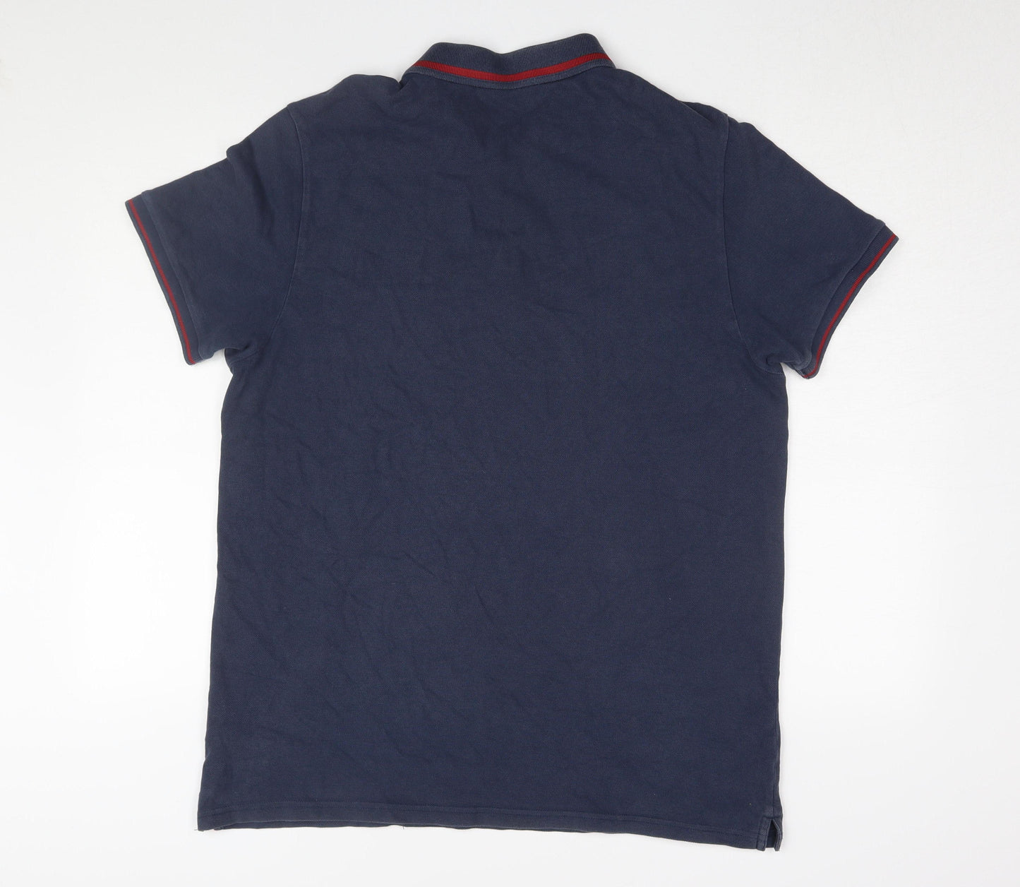 Ben Sherman Men's Blue 2XL Short Sleeve Polo