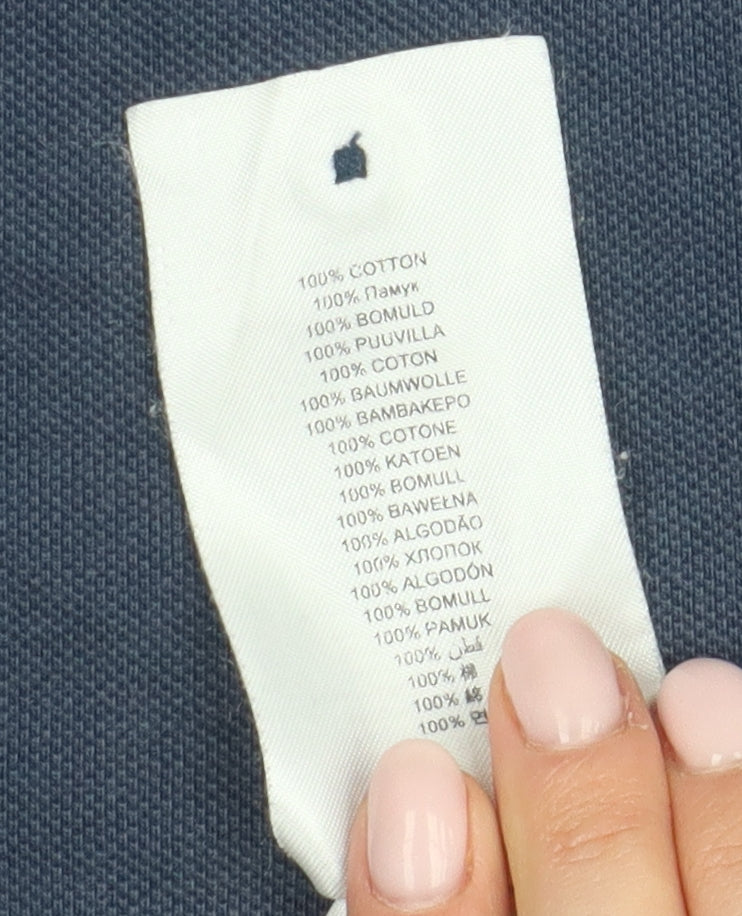 Ben Sherman Men's Blue 2XL Short Sleeve Polo