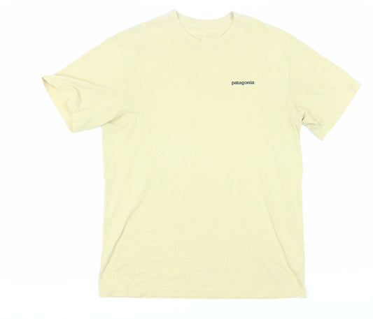 Patagonia Men's Beige M Regular Fit T-Shirt