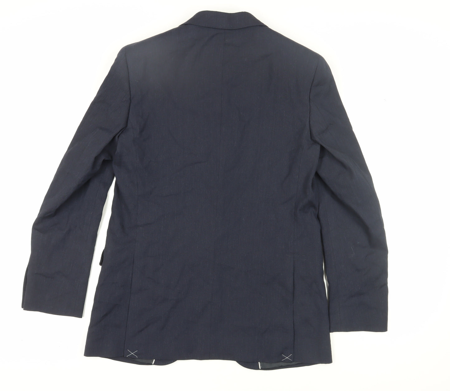 Marks and Spencer Men's Blue Long Blazer Size 40L