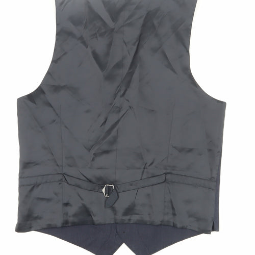 Marks and Spencer Men's Blue Suit Waistcoat 40R