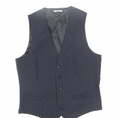 Marks and Spencer Men's Blue Waistcoat 38R