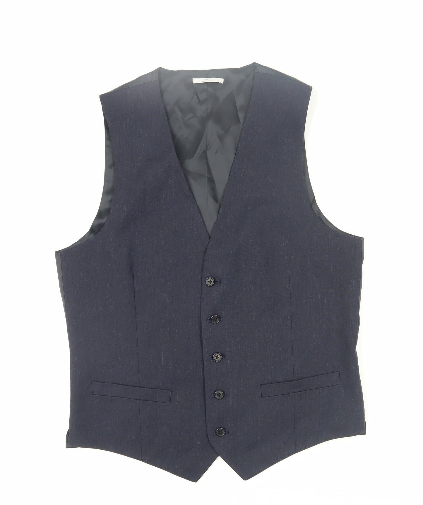 Marks and Spencer Men's Blue Waistcoat 38R