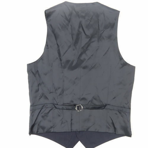 Marks and Spencer Men's Blue Waistcoat 38R