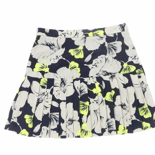 Banana Republic Women's Multicoloured Floral Pleated Skirt, Size 4