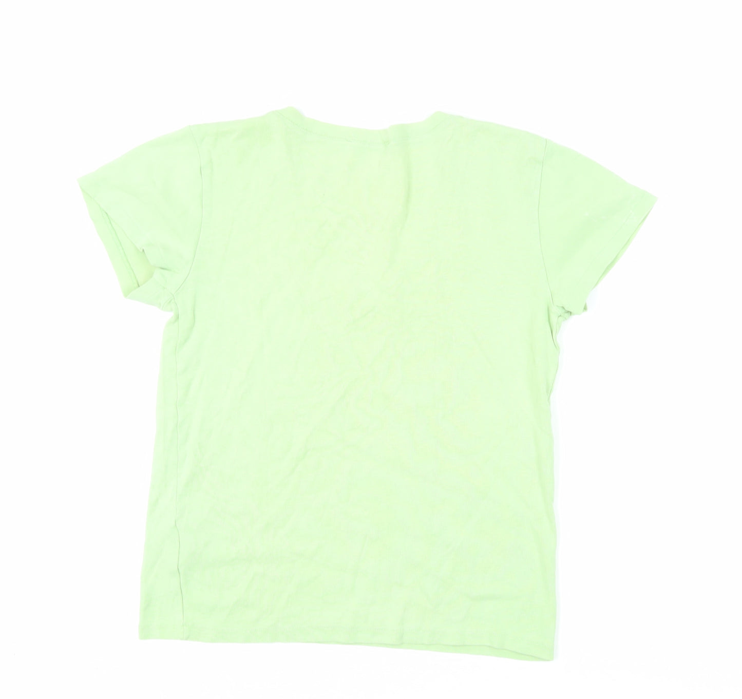 Ralph Lauren Women’s Green V-Neck T-Shirt M