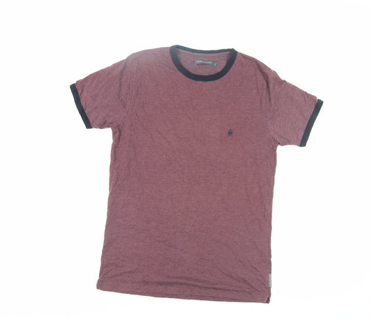 French Connection Men's Red M Regular Cotton T-Shirt