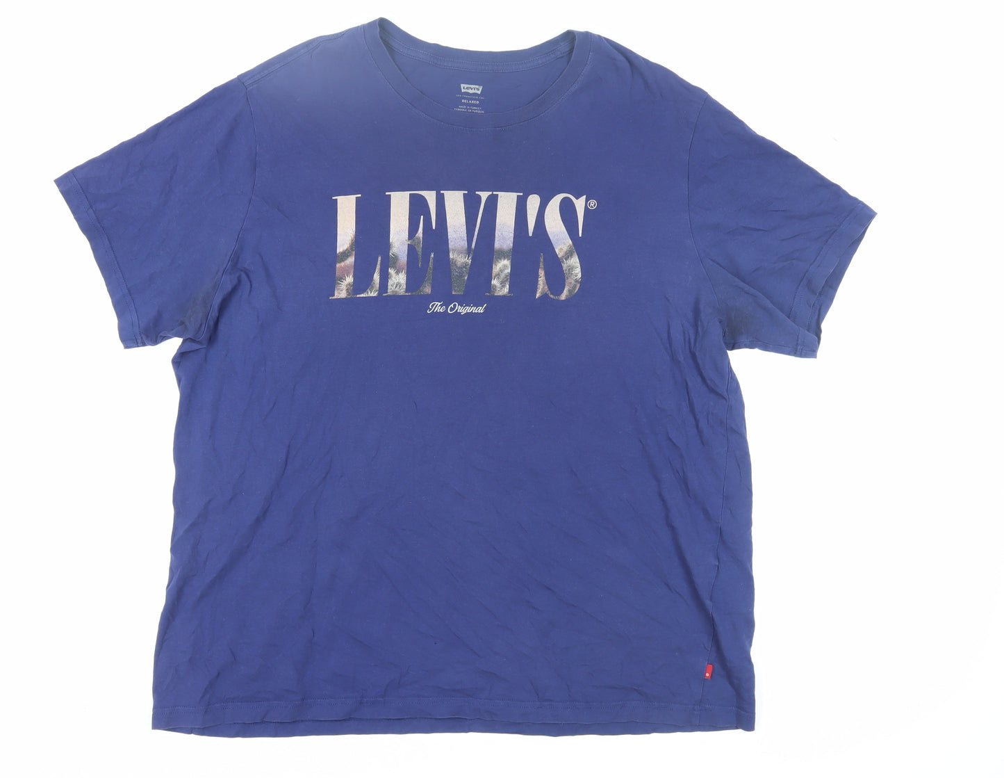 Levi's Men's Blue XL Relaxed Logo T-Shirt