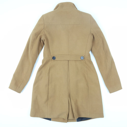 Zara Women's Brown Pea Coat XS Mid-Length Formal