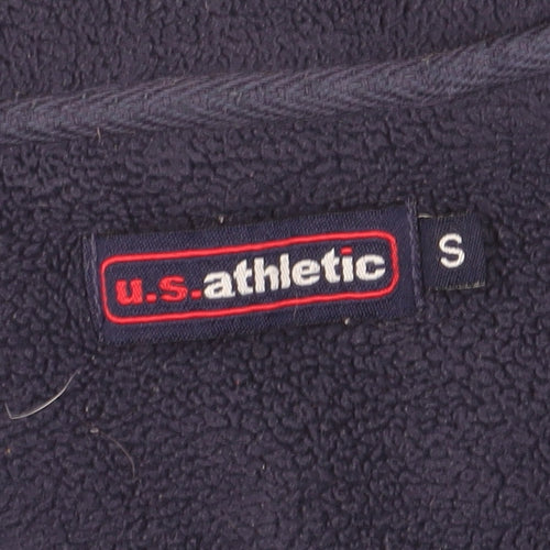 U.S. Athletic Men's Blue Fleece Jacket - Size S