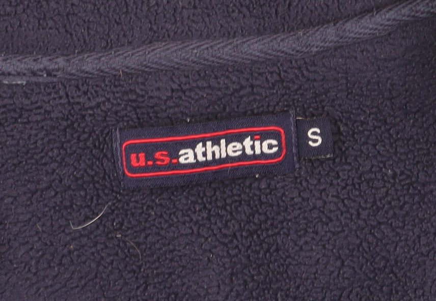 U.S. Athletic Men's Blue Fleece Jacket - Size S