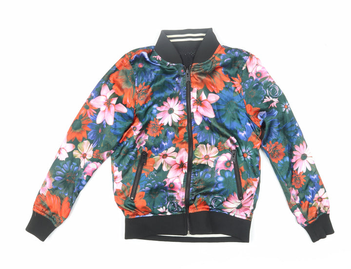 Criminal Damage Women's Multicoloured Floral Bomber Jacket 2XS