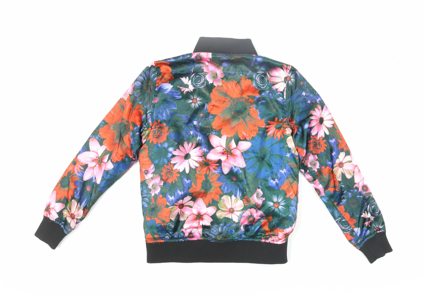 Criminal Damage Women's Multicoloured Floral Bomber Jacket 2XS