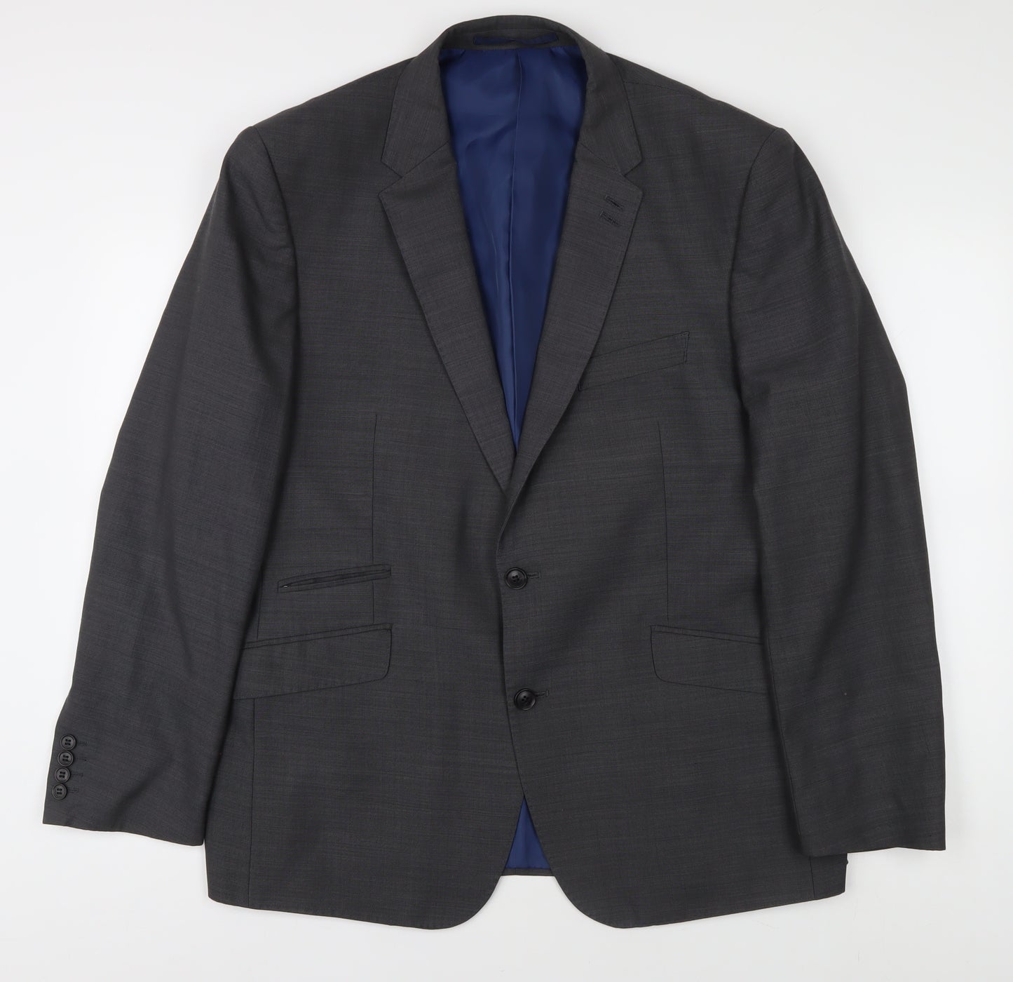 Marks and Spencer Men's Grey Blazer 40R Regular Fit
