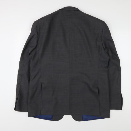 Marks and Spencer Men's Grey Blazer 40R Regular Fit
