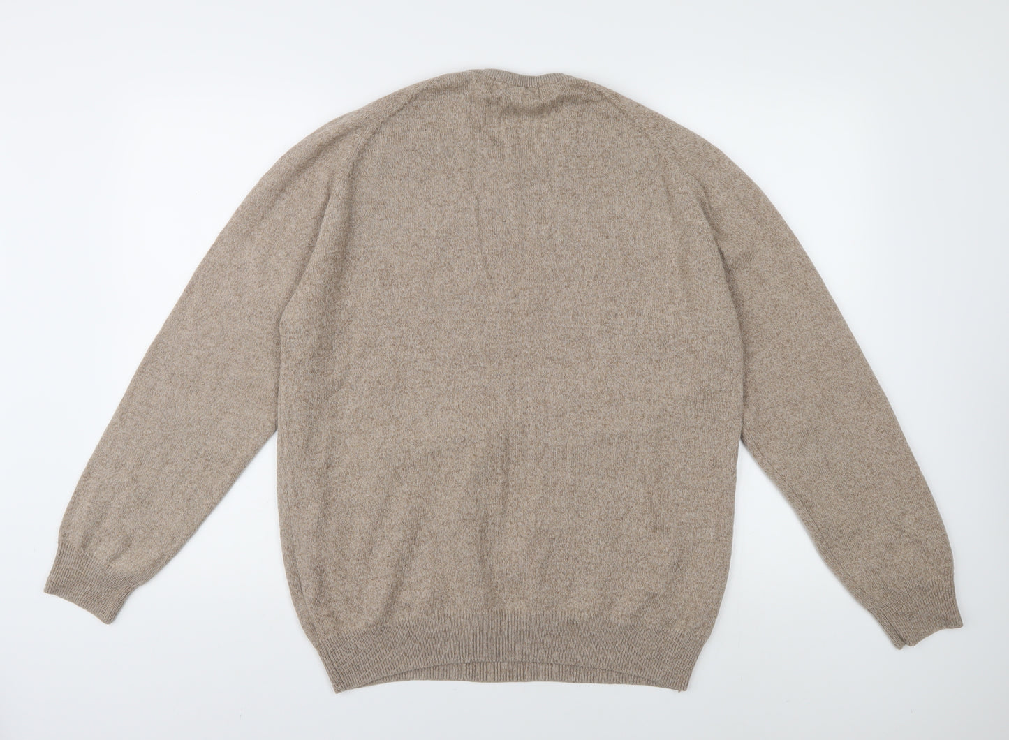 Marks and Spencer Beige Wool Men's Medium Jumper