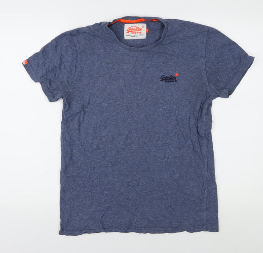 Superdry Men's Blue Crew Neck T-Shirt M