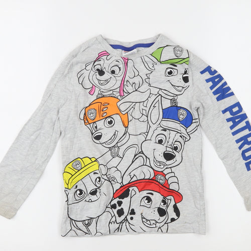 Boys Paw Patrol Grey Long Sleeve T-Shirt 6-7 Years