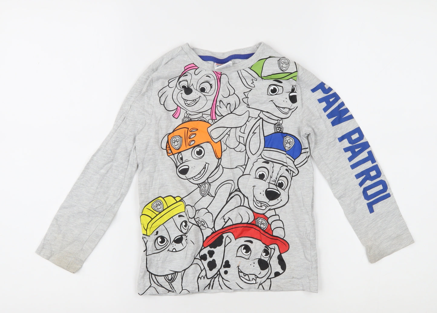 Boys Paw Patrol Grey Long Sleeve T-Shirt 6-7 Years