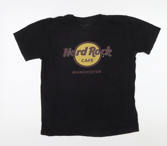 Hard Rock Cafe Men's Black Medium Cotton T-Shirt