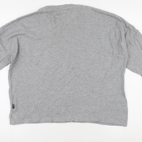 Tommy Hilfiger Unisex Grey Relaxed Fit T-Shirt M