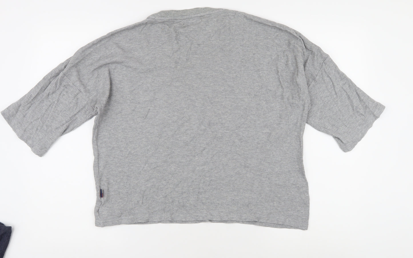 Tommy Hilfiger Unisex Grey Relaxed Fit T-Shirt M