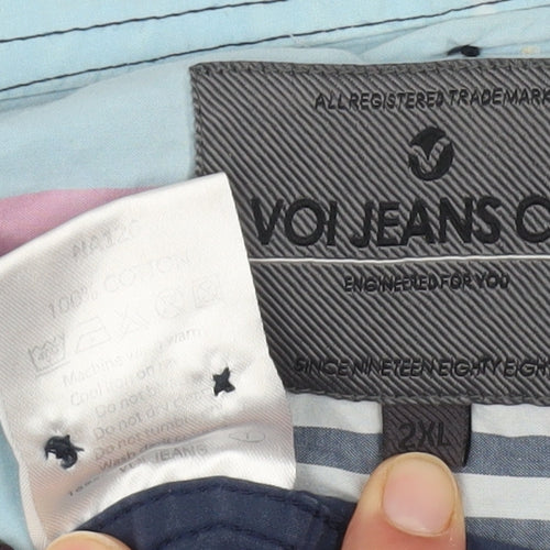 Voi Jeans Co. Men's 2XL Multicoloured Plaid Shirt