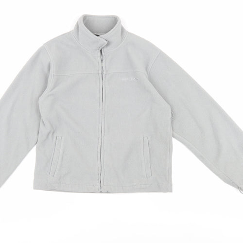 Trespass Boys Grey Fleece Basic Jacket 11-12 Years Full Zip