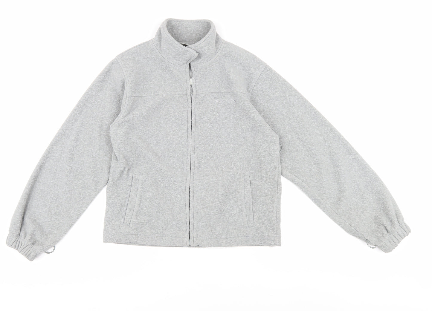 Trespass Boys Grey Fleece Basic Jacket 11-12 Years Full Zip