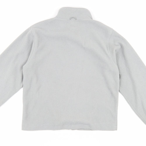 Trespass Boys Grey Fleece Basic Jacket 11-12 Years Full Zip